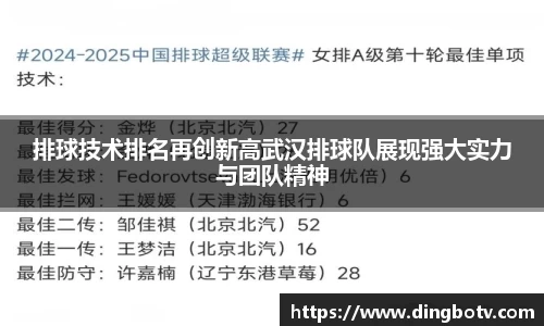 排球技术排名再创新高武汉排球队展现强大实力与团队精神